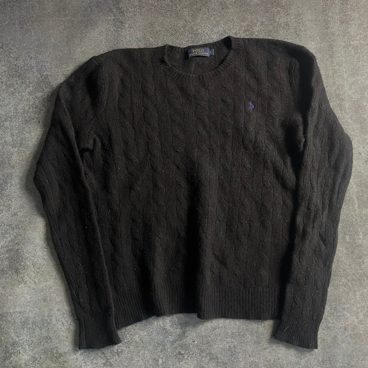 Ralph Lauren Cable Knit Sweater (S)