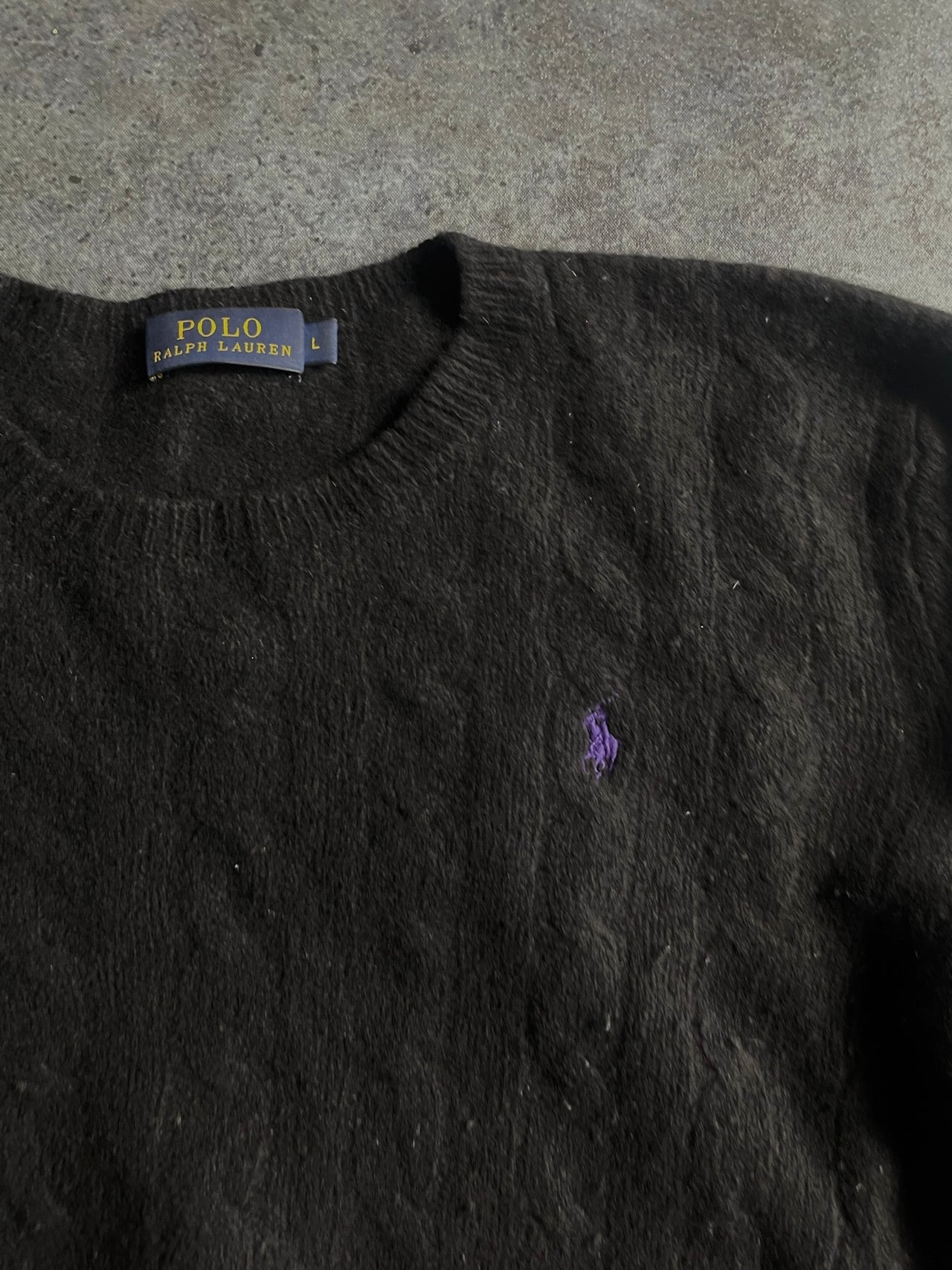 Ralph Lauren Cable Knit Sweater (S)