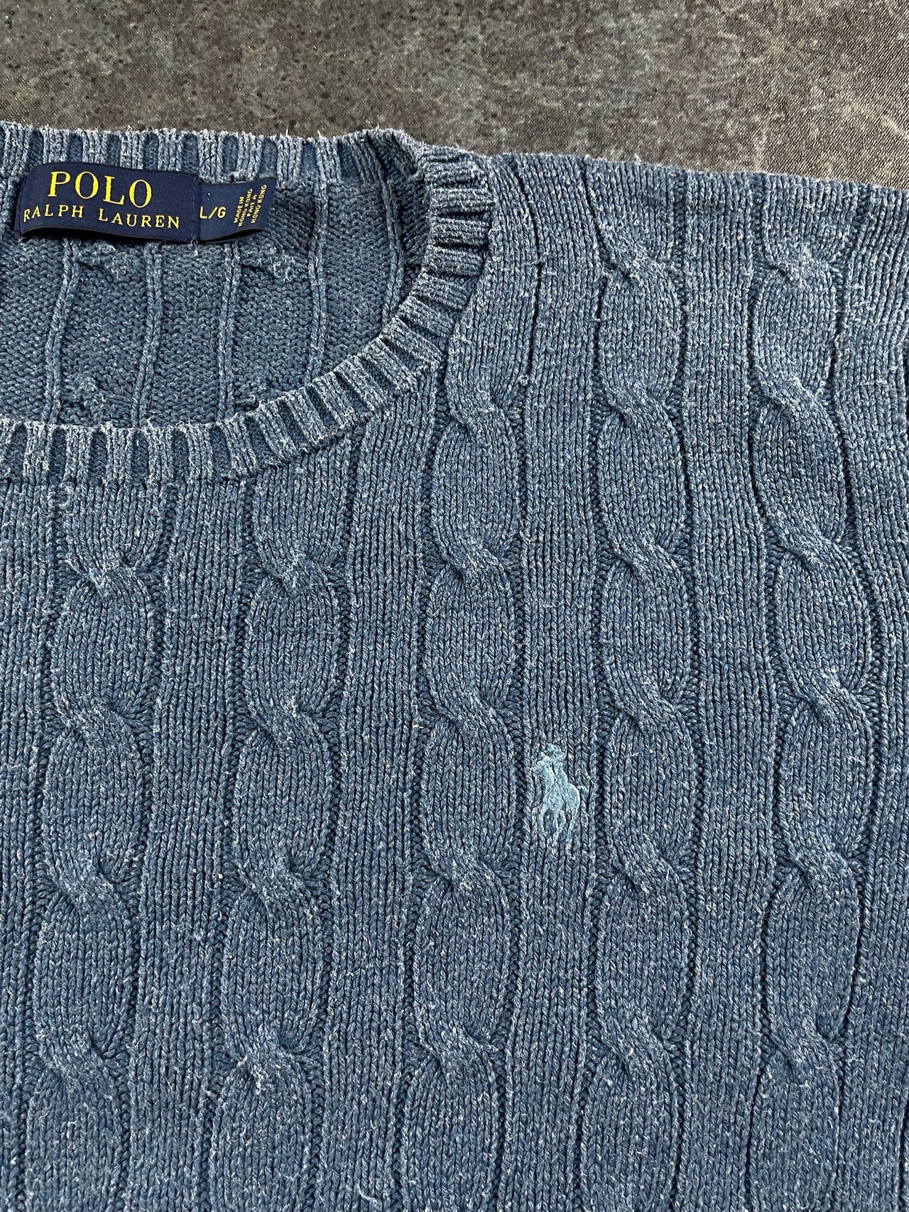 Ralph Lauren Cable Knit (L)