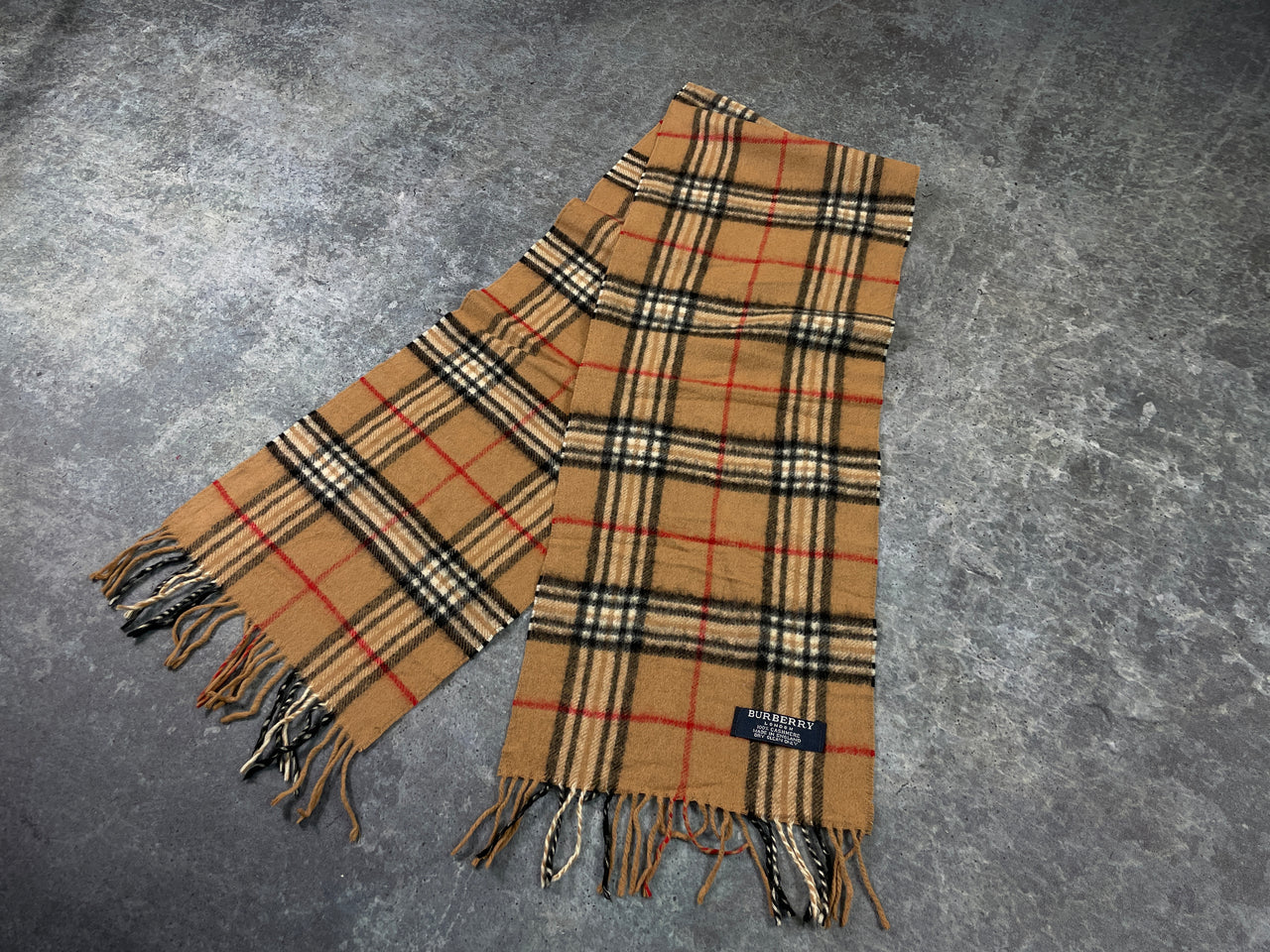 Burberry Cashmere Scarf Beige